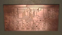 Lauflichtplatine